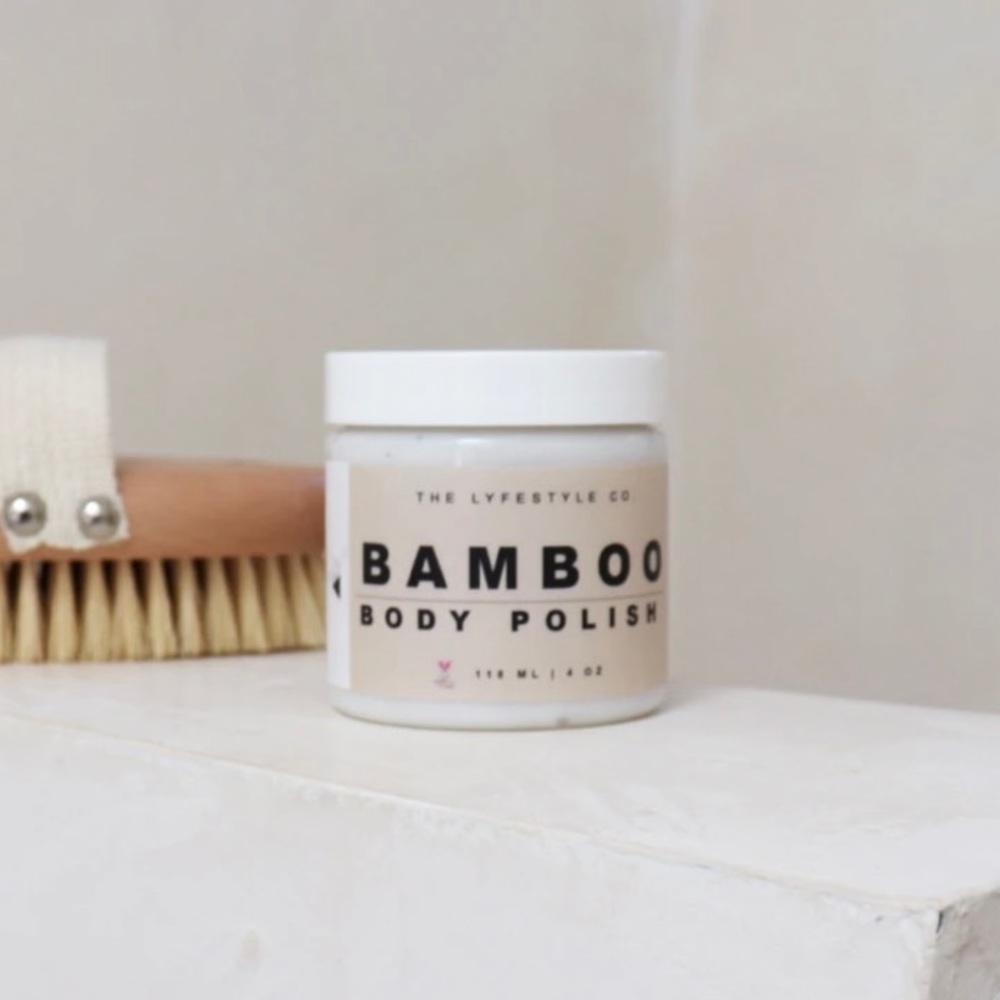 The Lifestyle Co Bamboo Body Polish NEW